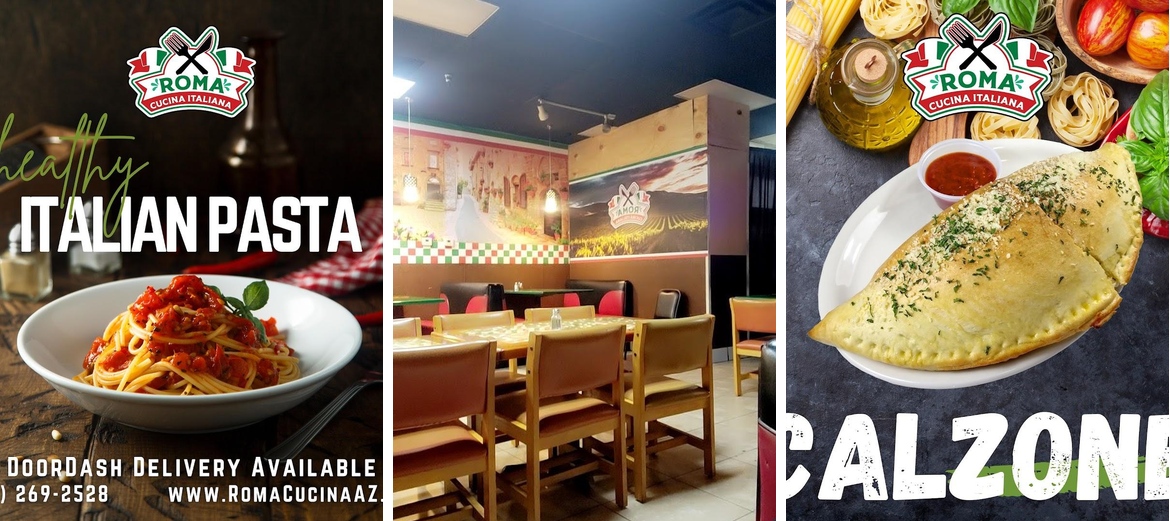 Roma Cucina Menu