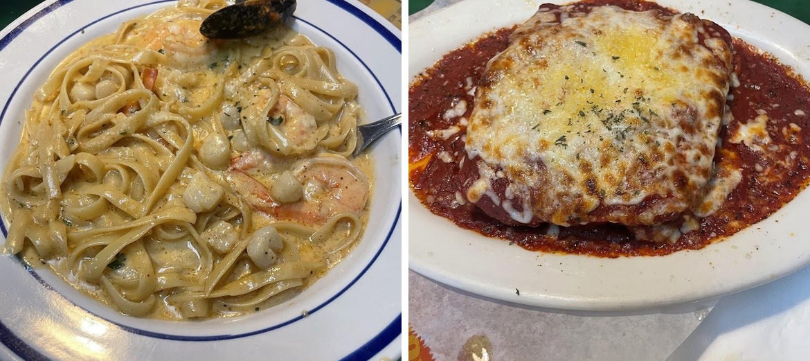 Roma Cucina Menu